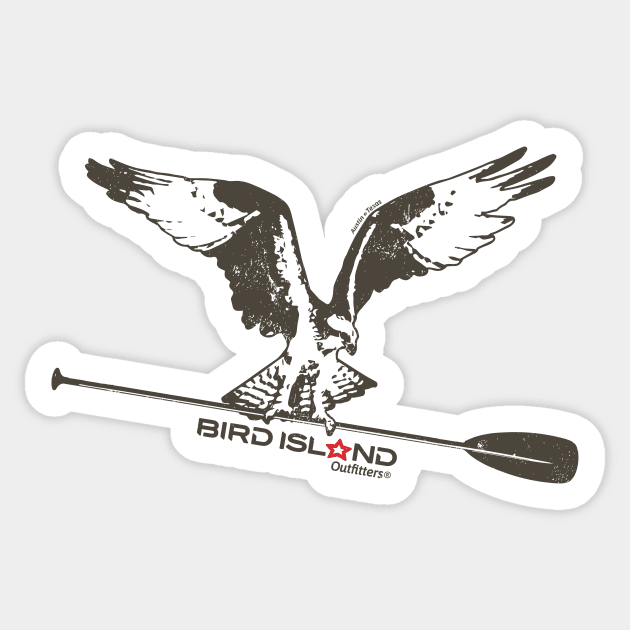 Osprey Paddler Sticker by Bird Island Outfitters